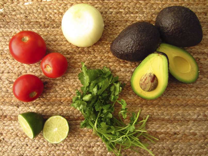 Guacamole Mexicano -Ingredientes