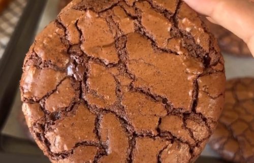 galletas craqueladas de brownie